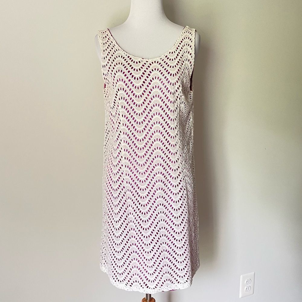 Tracy Negoshian Cutout lace shift dress